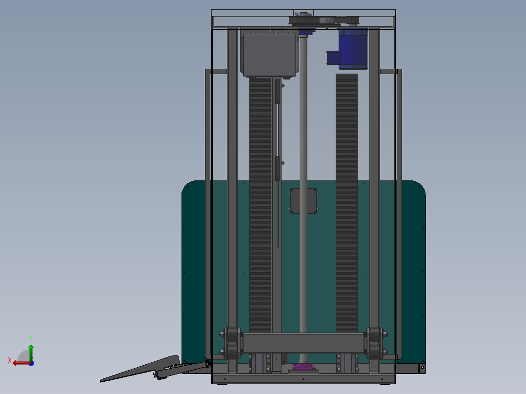 高度提升设备sw18后视图