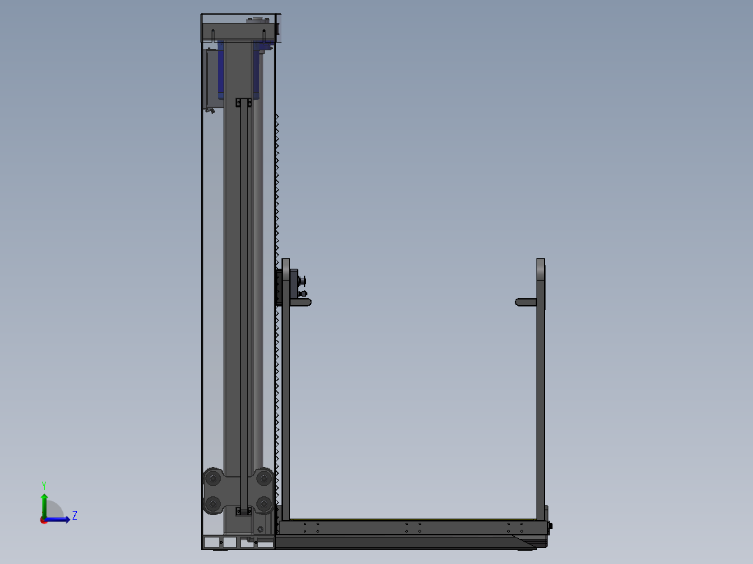 高度提升设备sw18左视图