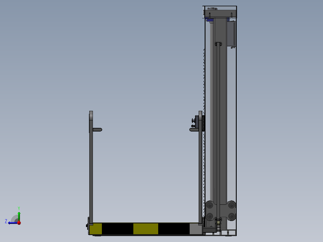 高度提升设备sw18右视图