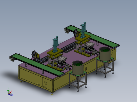 新能源动力电池装支架中框套钉设备sw21可编辑
