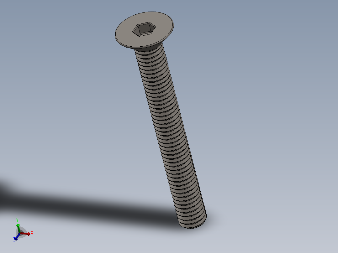 Screw_ISO_10642_M3x25_A2.SLDPRT主视图