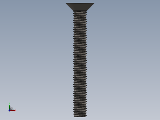 Screw_ISO_10642_M3x25_A2.SLDPRT前视缩略图
