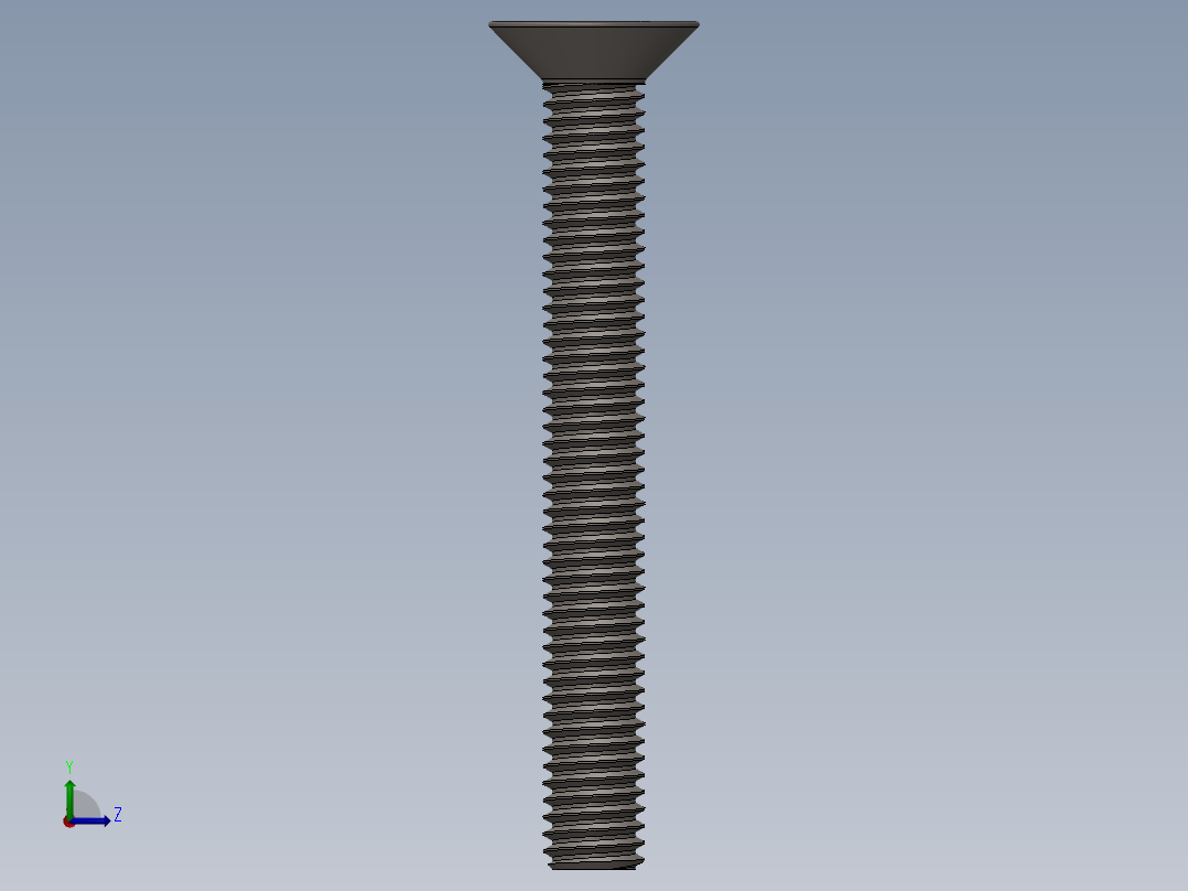 Screw_ISO_10642_M3x25_A2.SLDPRT左视图