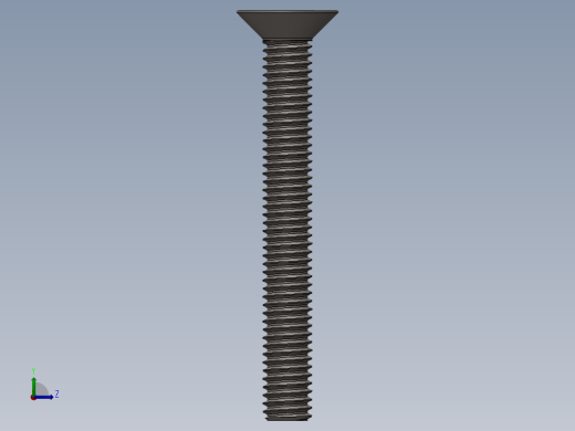 Screw_ISO_10642_M3x25_A2.SLDPRT左视缩略图