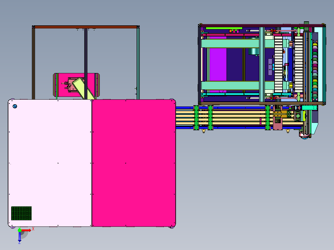 锂离子电池密封性能测试装置俯视图