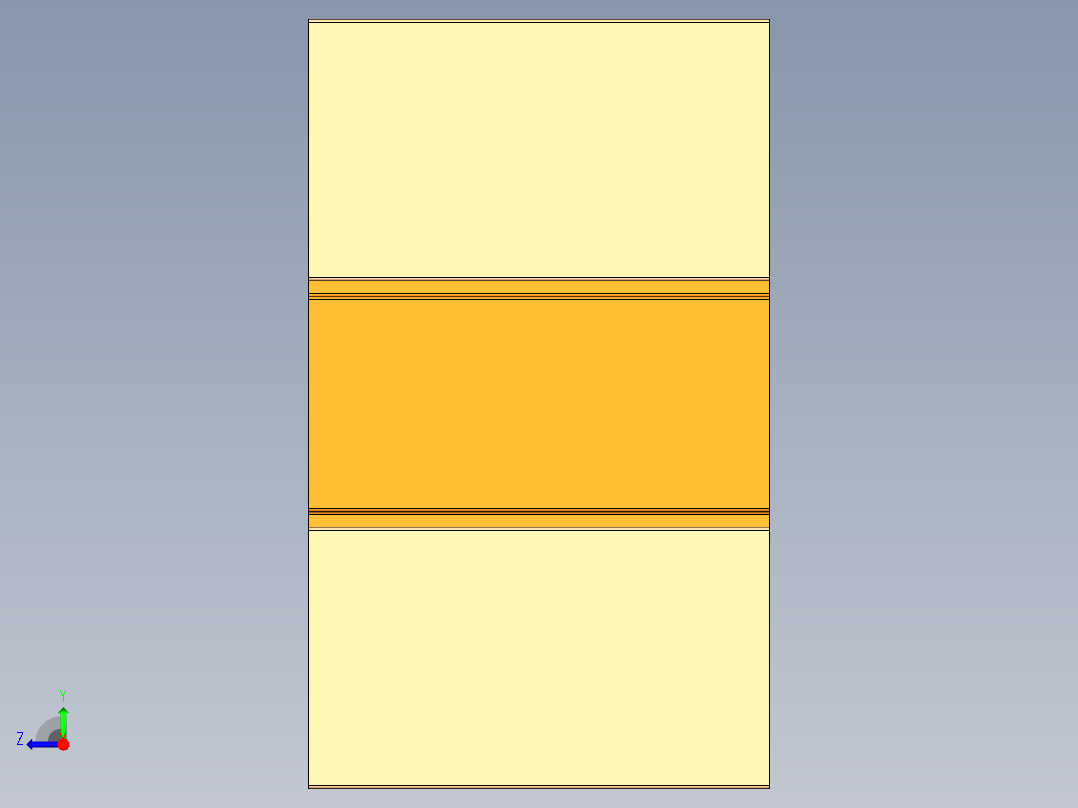 木制接头右视图