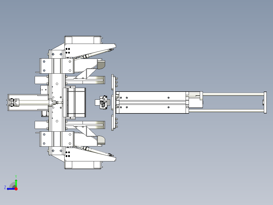 A3004053-立式箱体安装机右视图