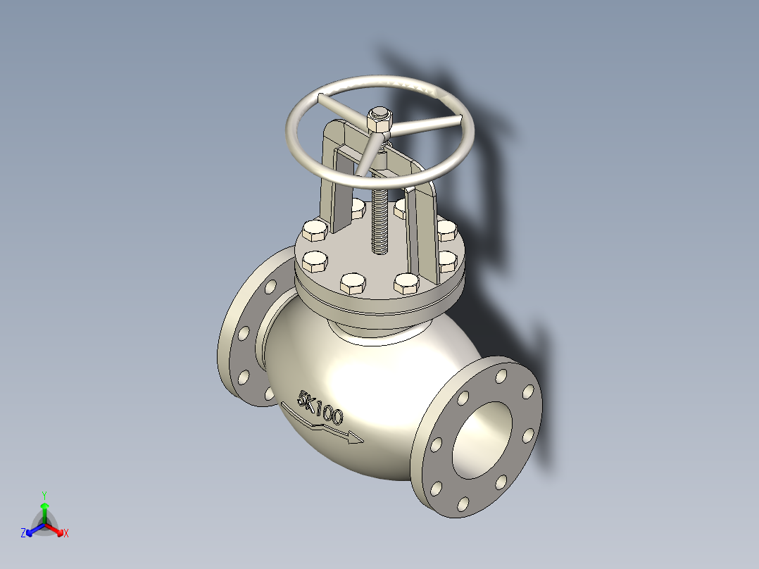 日标铸铁 铸钢截止阀 截止止回阀-JIS5K-100