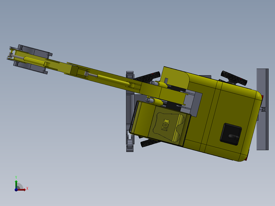 挖掘机、推土机(38)前视图