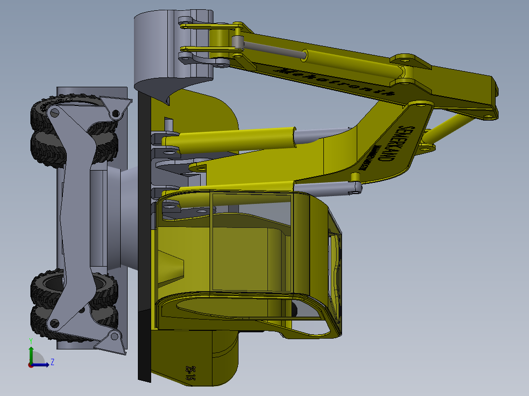 挖掘机、推土机(38)左视图