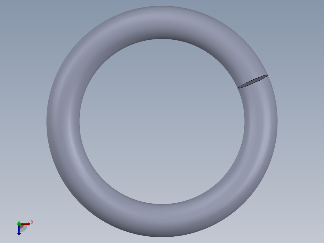 减震器弹簧俯视图