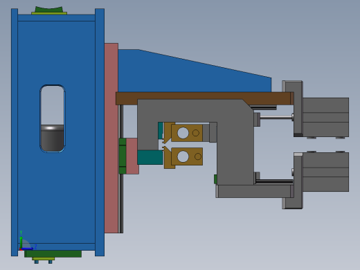 小型热压机左视缩略图