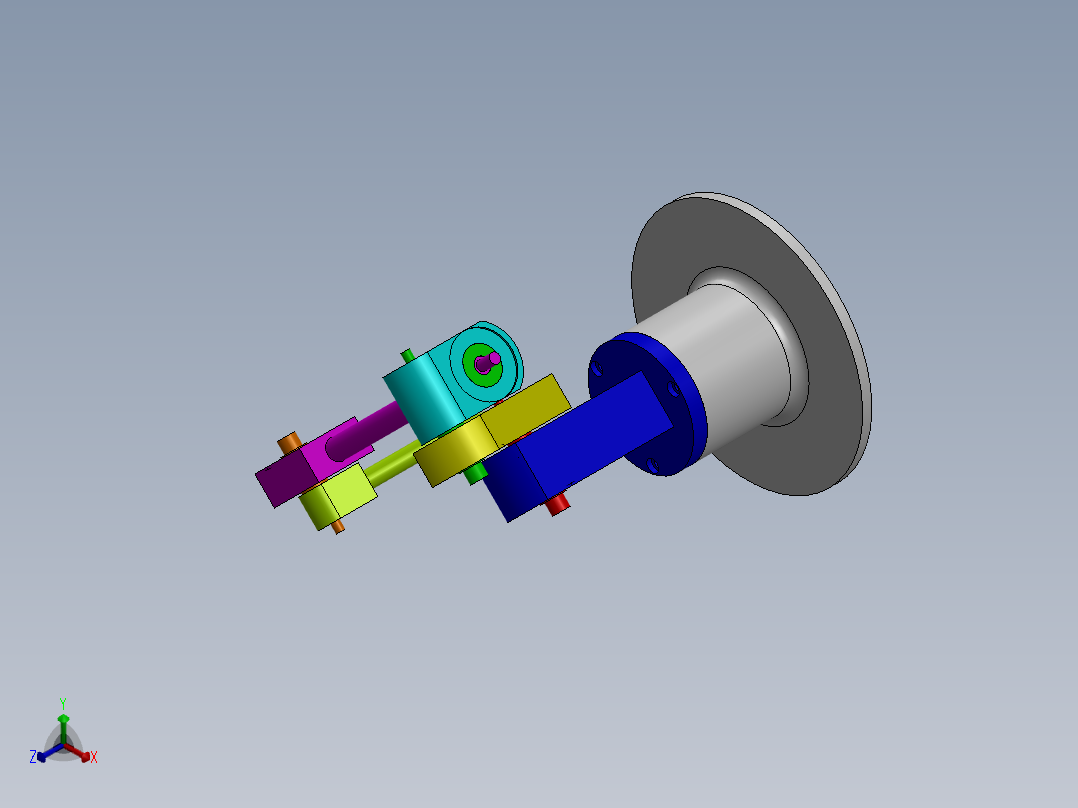 手动CMM verA三坐标测量正等轴测图