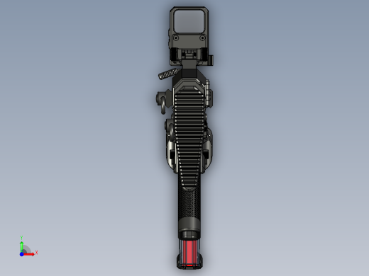 手枪左轮冲锋枪老式狙击步枪设计3D图纸perun-2-1 6 STP前视缩略图