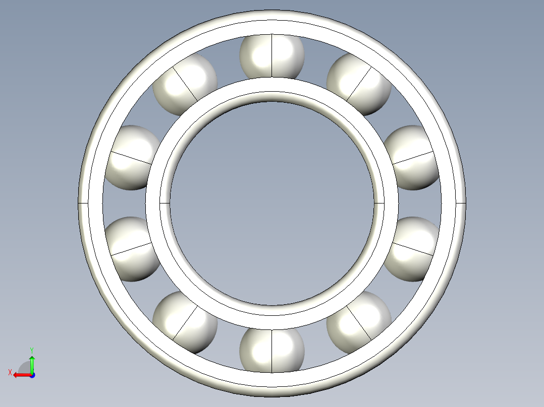 (轴承)FAG 61800后视图