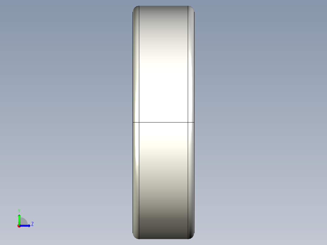 (轴承)FAG 61800左视图