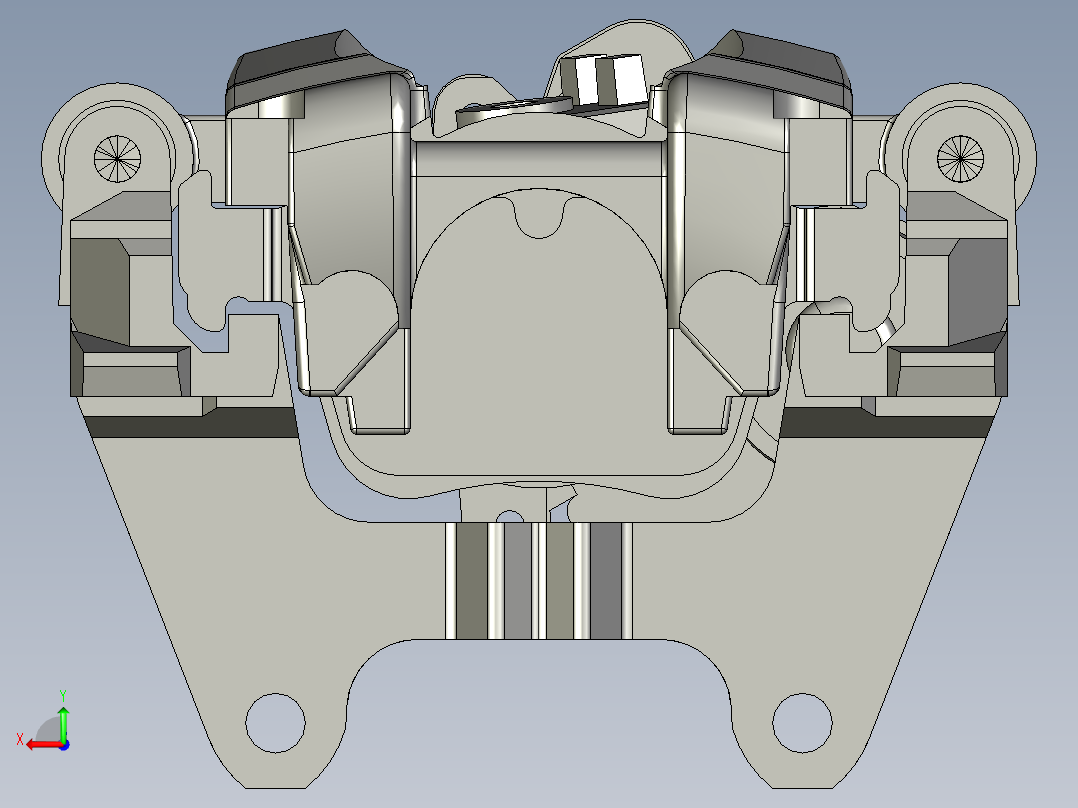 刹车卡钳_大众后视图
