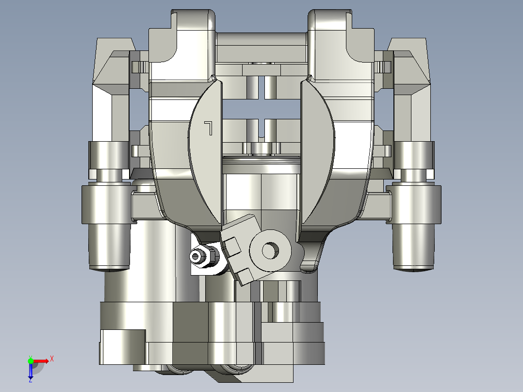 刹车卡钳_大众俯视图