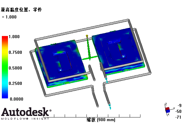 整理箱上盖的注塑模具设计-塑料注射模含NX三维、模流及10张CAD图
