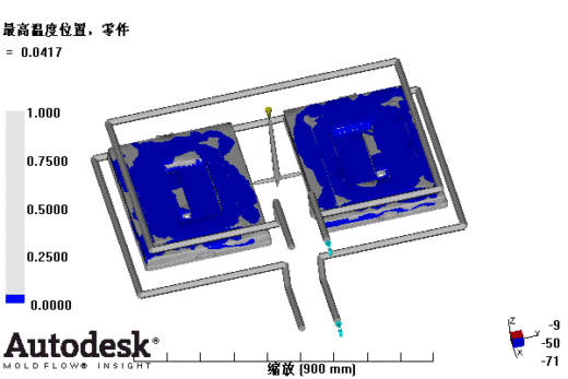 整理箱上盖的注塑模具设计-塑料注射模含NX三维、模流及10张CAD图缩略图