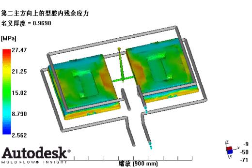 整理箱上盖的注塑模具设计-塑料注射模含NX三维、模流及10张CAD图缩略图