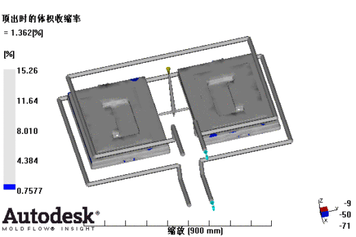 整理箱上盖的注塑模具设计-塑料注射模含NX三维、模流及10张CAD图缩略图