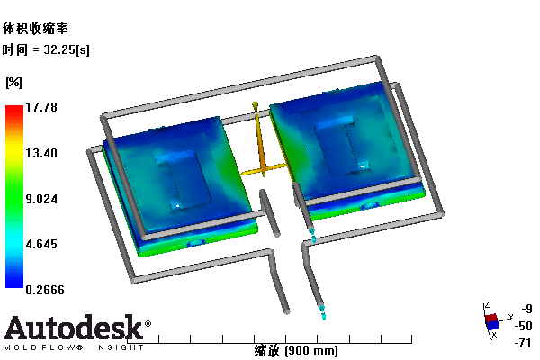 整理箱上盖的注塑模具设计-塑料注射模含NX三维、模流及10张CAD图
