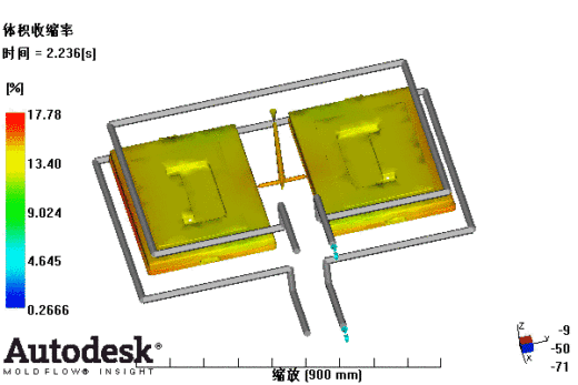 整理箱上盖的注塑模具设计-塑料注射模含NX三维、模流及10张CAD图缩略图