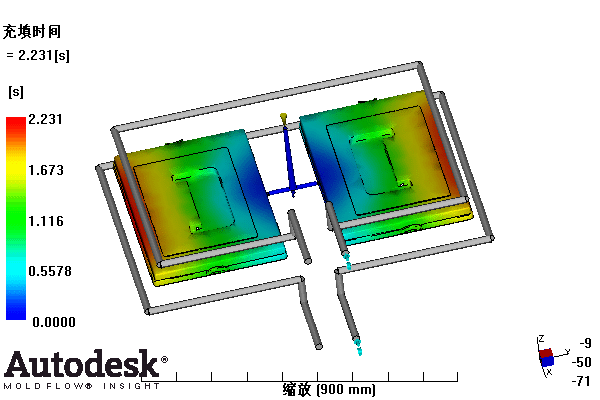 整理箱上盖的注塑模具设计-塑料注射模含NX三维、模流及10张CAD图