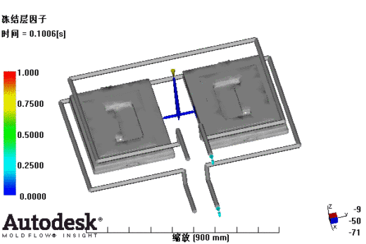 整理箱上盖的注塑模具设计-塑料注射模含NX三维、模流及10张CAD图缩略图