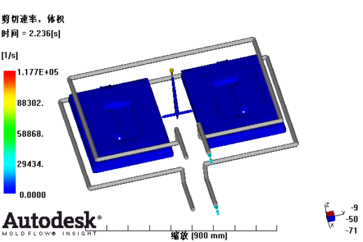 整理箱上盖的注塑模具设计-塑料注射模含NX三维、模流及10张CAD图缩略图