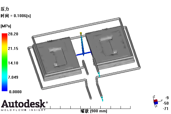 整理箱上盖的注塑模具设计-塑料注射模含NX三维、模流及10张CAD图