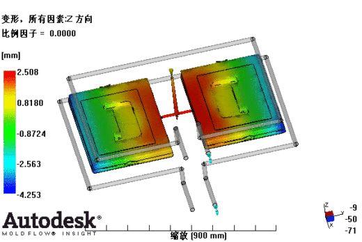 整理箱上盖的注塑模具设计-塑料注射模含NX三维、模流及10张CAD图缩略图