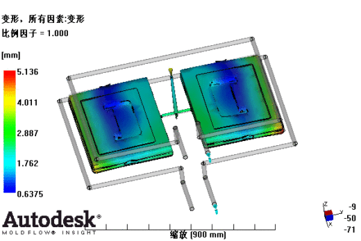 整理箱上盖的注塑模具设计-塑料注射模含NX三维、模流及10张CAD图缩略图