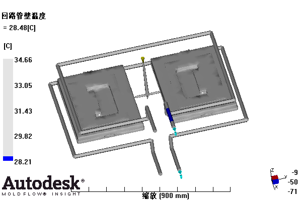 整理箱上盖的注塑模具设计-塑料注射模含NX三维、模流及10张CAD图