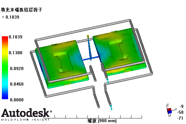 整理箱上盖的注塑模具设计-塑料注射模含NX三维、模流及10张CAD图