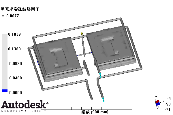 整理箱上盖的注塑模具设计-塑料注射模含NX三维、模流及10张CAD图