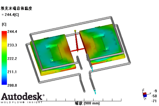 整理箱上盖的注塑模具设计-塑料注射模含NX三维、模流及10张CAD图缩略图