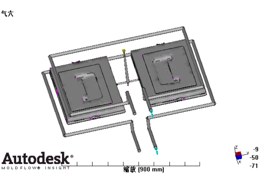 整理箱上盖的注塑模具设计-塑料注射模含NX三维、模流及10张CAD图缩略图