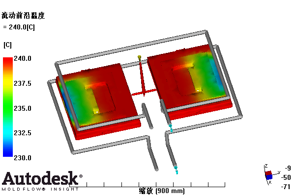 整理箱上盖的注塑模具设计-塑料注射模含NX三维、模流及10张CAD图
