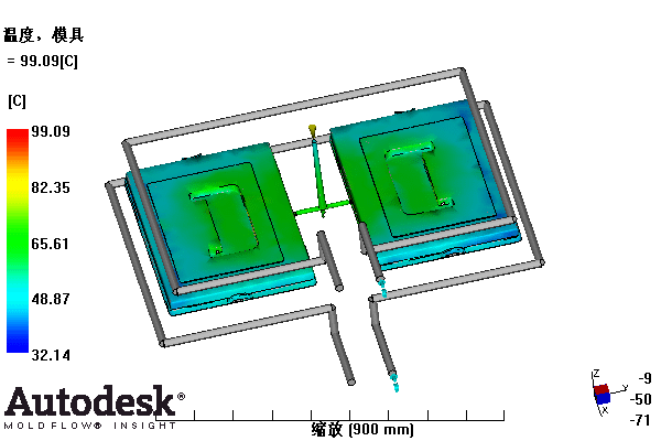 整理箱上盖的注塑模具设计-塑料注射模含NX三维、模流及10张CAD图