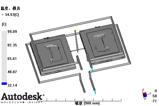 整理箱上盖的注塑模具设计-塑料注射模含NX三维、模流及10张CAD图缩略图