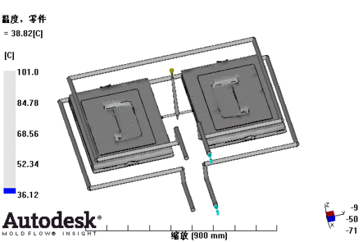 整理箱上盖的注塑模具设计-塑料注射模含NX三维、模流及10张CAD图缩略图