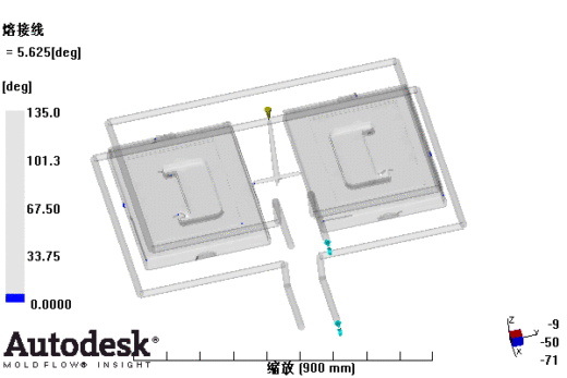 整理箱上盖的注塑模具设计-塑料注射模含NX三维、模流及10张CAD图缩略图