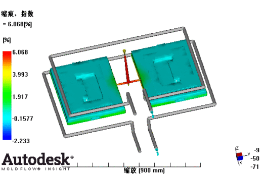 整理箱上盖的注塑模具设计-塑料注射模含NX三维、模流及10张CAD图缩略图