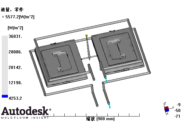 整理箱上盖的注塑模具设计-塑料注射模含NX三维、模流及10张CAD图