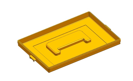 整理箱上盖的注塑模具设计-塑料注射模含NX三维、模流及10张CAD图缩略图