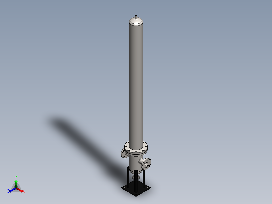 CO2 干燥机过滤器后正等轴测图
