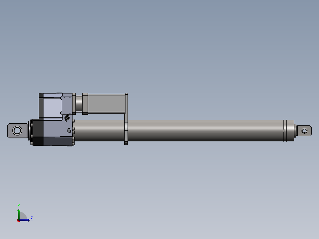 电动推杆左视图