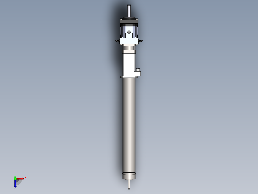 电动推杆俯视图